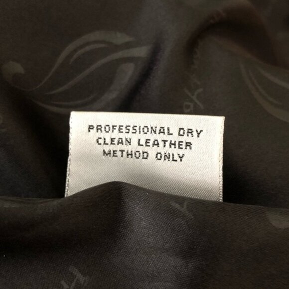 90’s Vintage Black Lambskin Leather Blue Fox Fur Collar Trim Jacket - Picture 12 of 14